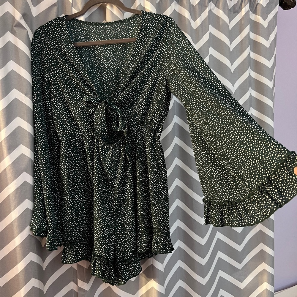 Shein polka dot romper